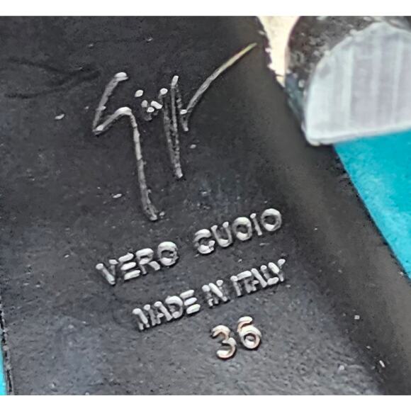 Giuseppe Zanotti Tricolor Suede Nana Platform Pumps. - Picture 10 of 11